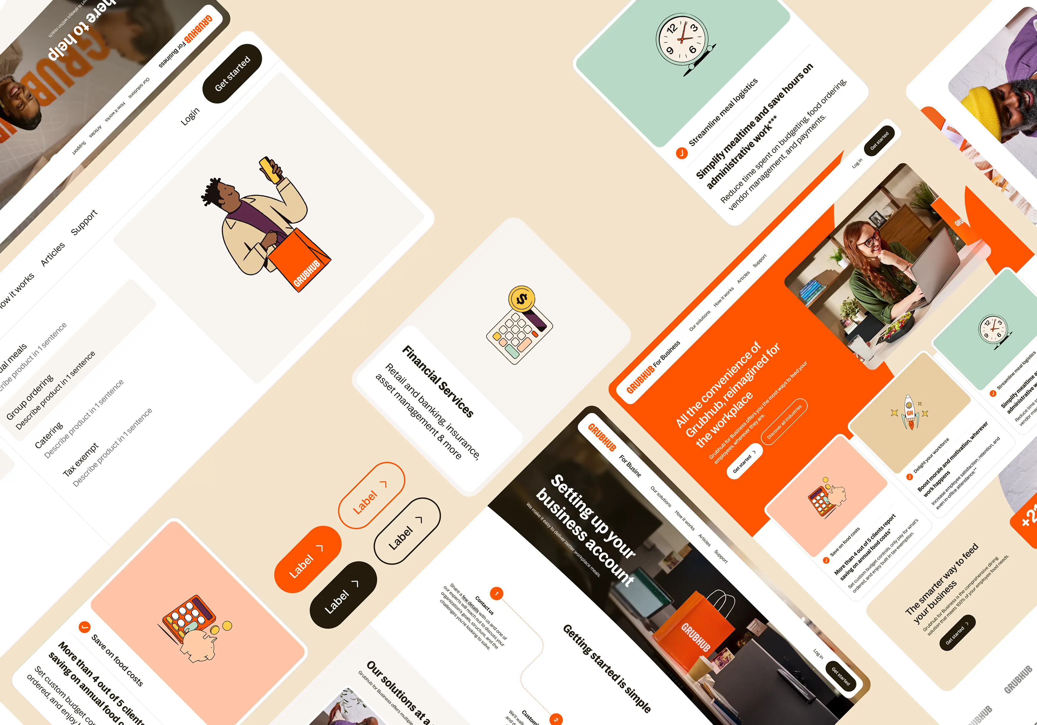 Grubhub for Business — project showcase